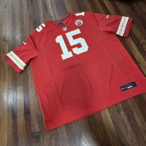 Patrick Mahomes Kansas City Chiefs  Game Jersey Nike NFL #15 Size XXL